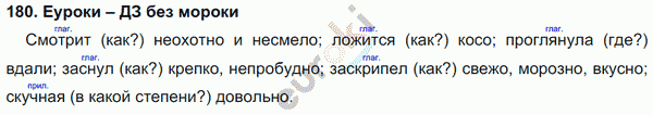 Русский язык 4 класс Полякова Задание 180