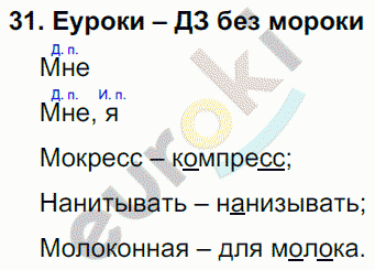 Русский язык 4 класс Полякова Задание 31
