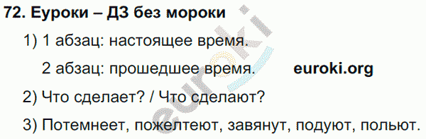Русский язык 4 класс Полякова Задание 72