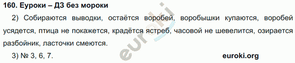 Русский язык 4 класс Полякова Задание 160