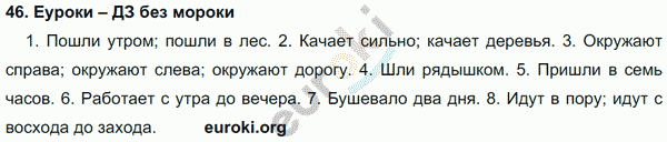 Русский язык 4 класс Полякова Задание 46
