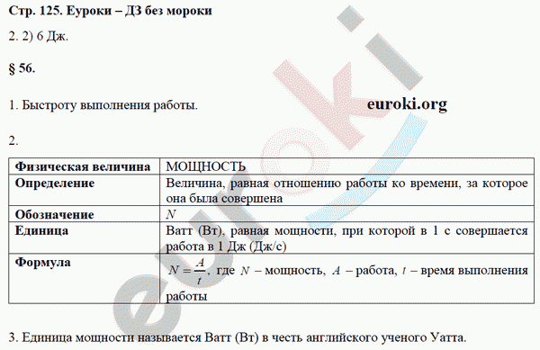 Рабочая тетрадь по физике 7 класс Касьянов, Дмитриева Страница 125