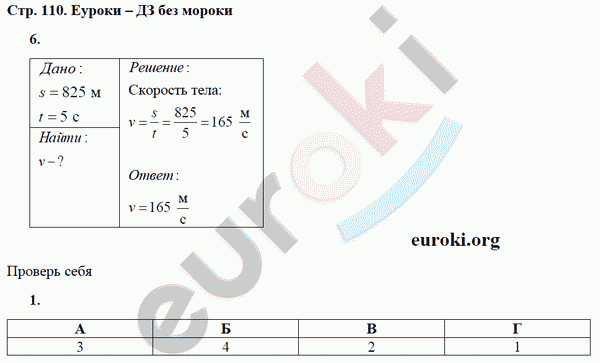 Рабочая тетрадь по физике 9 класс Касьянов, Дмитриева Страница 110