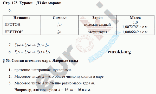 Рабочая тетрадь по физике 9 класс Касьянов, Дмитриева Страница 173