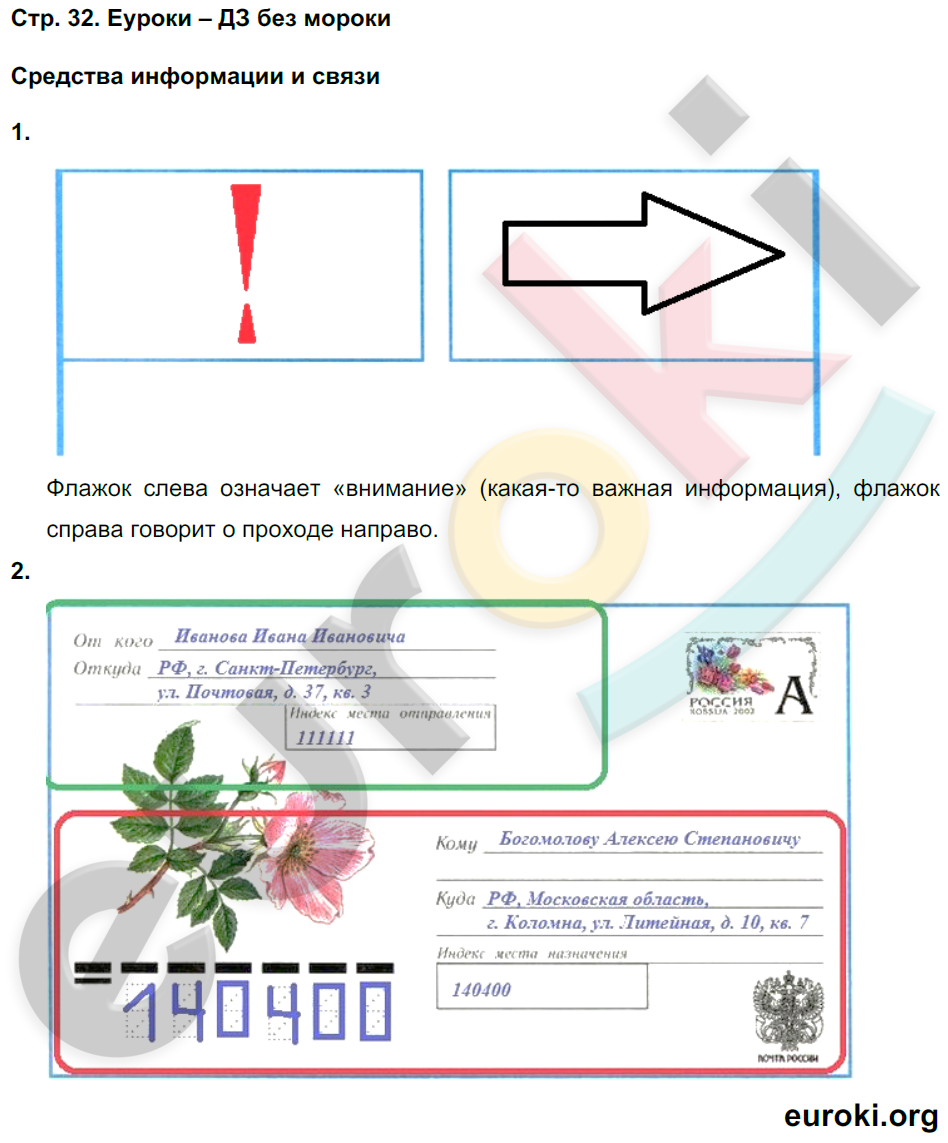 Рабочая тетрадь по окружающему миру 3 класс. Часть 1, 2. ФГОС Плешаков, Новицкая Страница 32