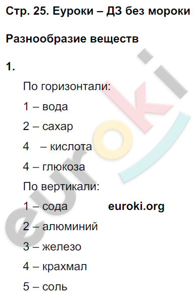 Рабочая тетрадь по окружающему миру 3 класс. Часть 1, 2. ФГОС Плешаков Страница 25