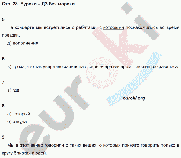 Тесты по русскому языку 9 класс. Часть 1, 2 Книгина Страница 28