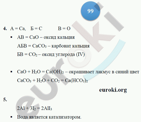 Тетрадь-тренажёр по химии 9 класс. ФГОС Гара Страница 99