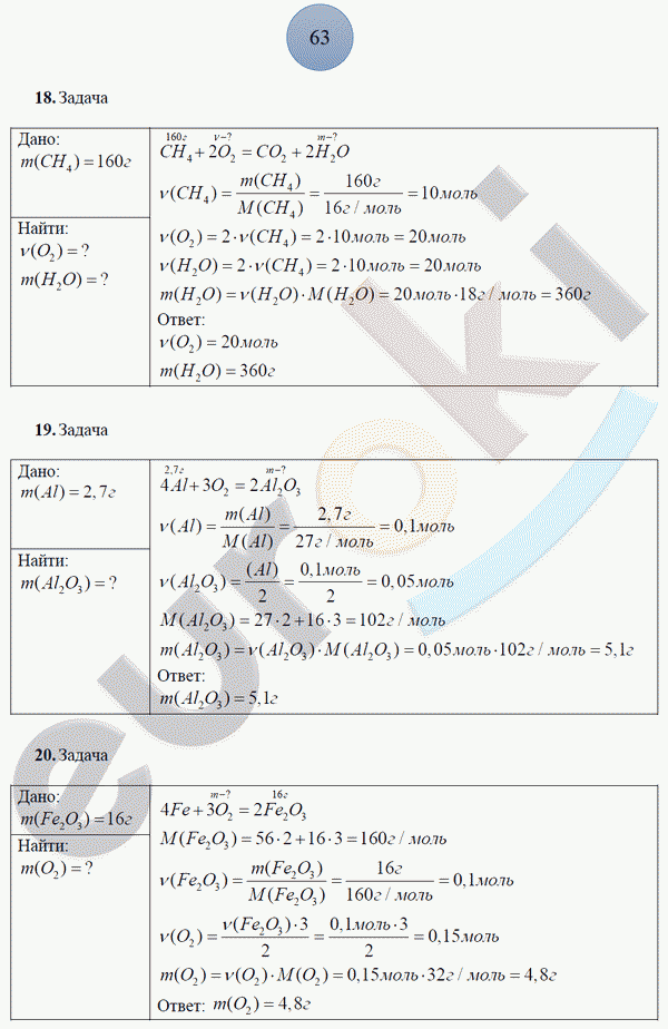 Рабочая тетрадь по химии 8 класс. ФГОС Боровских. К учебнику Рудзитис Страница 63