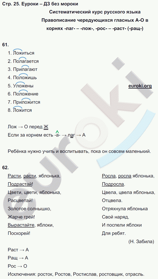 Рабочая тетрадь по русскому языку 5 класс. Орфография. ФГОС Ларионова Страница 25