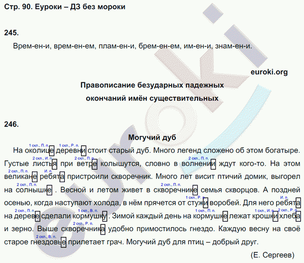 Рабочая тетрадь по русскому языку 5 класс. Орфография. ФГОС Ларионова Страница 90