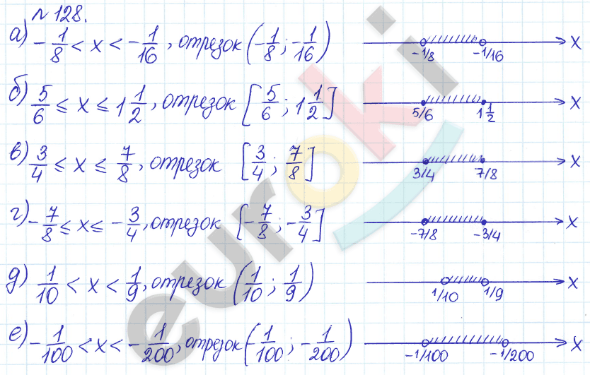 Сборник задач и упражнений по математике 6 класс Гамбарин Зубарева Задание 128