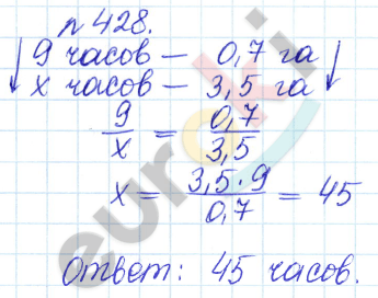 Сборник задач и упражнений по математике 6 класс Гамбарин Зубарева Задание 428