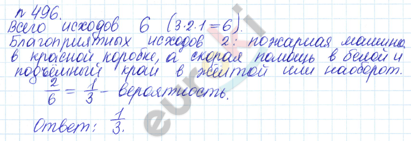 Сборник задач и упражнений по математике 6 класс Гамбарин Зубарева Задание 496