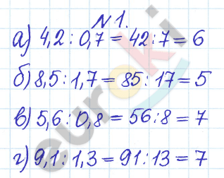 Дидактические материалы по математике 6 класс Кузнецова, Минаева Задание 1