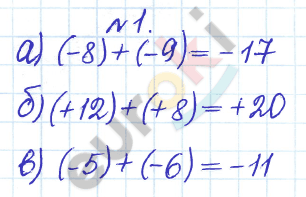 Дидактические материалы по математике 6 класс Кузнецова, Минаева Задание 1