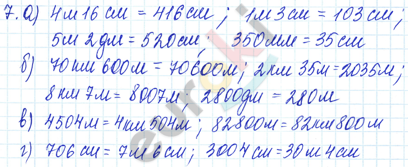 Дидактические материалы по математике 5 класс Чесноков, Нешков Вариант 7