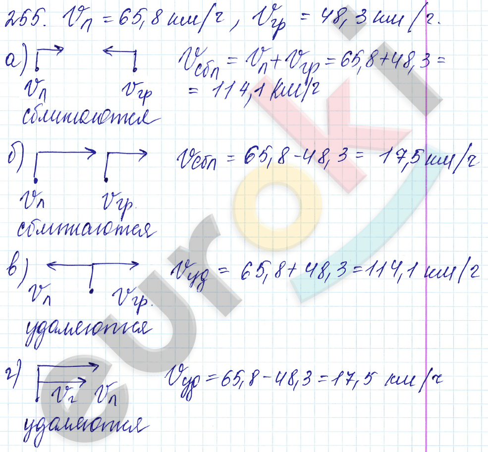 Дидактические материалы по математике 5 класс Чесноков, Нешков Вариант 255