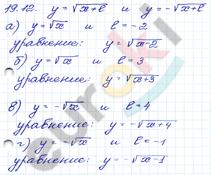 Алгебра 8 класс. ФГОС Мордкович, Александрова, Мишустина Страница 12