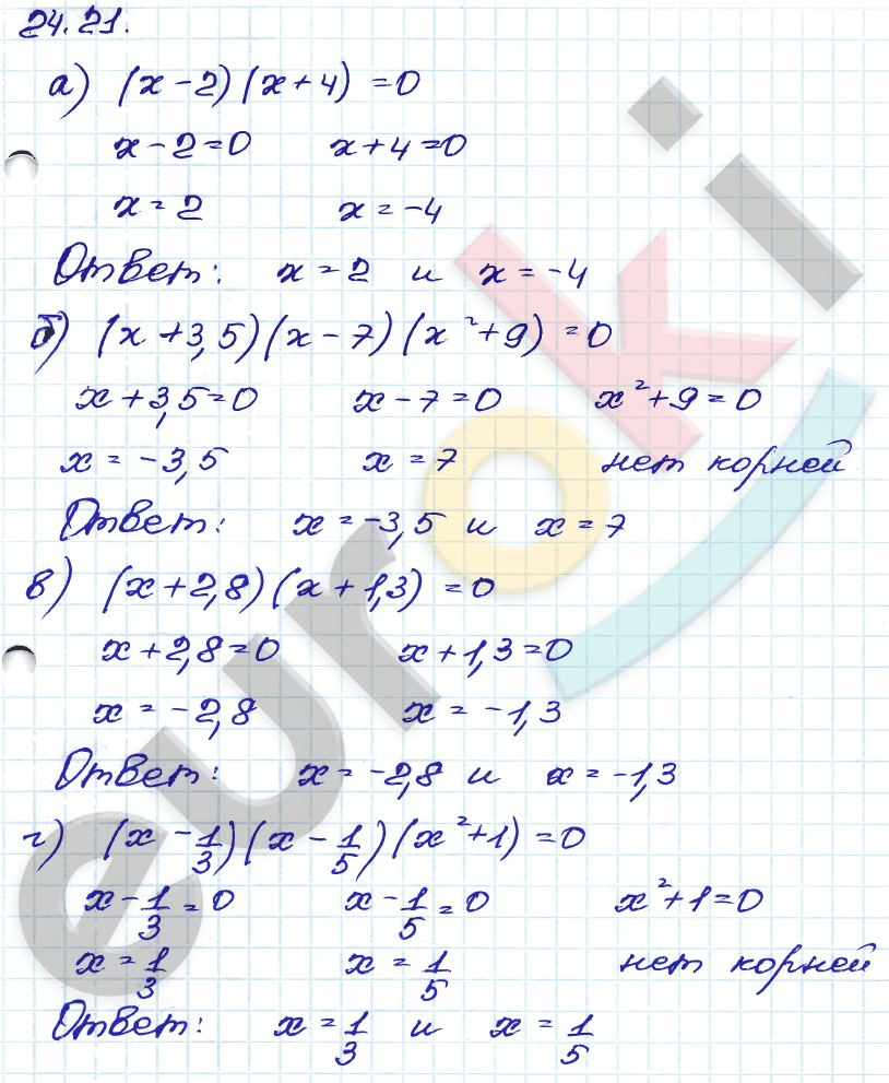 Алгебра 8 класс. ФГОС Мордкович, Александрова, Мишустина Задание 21