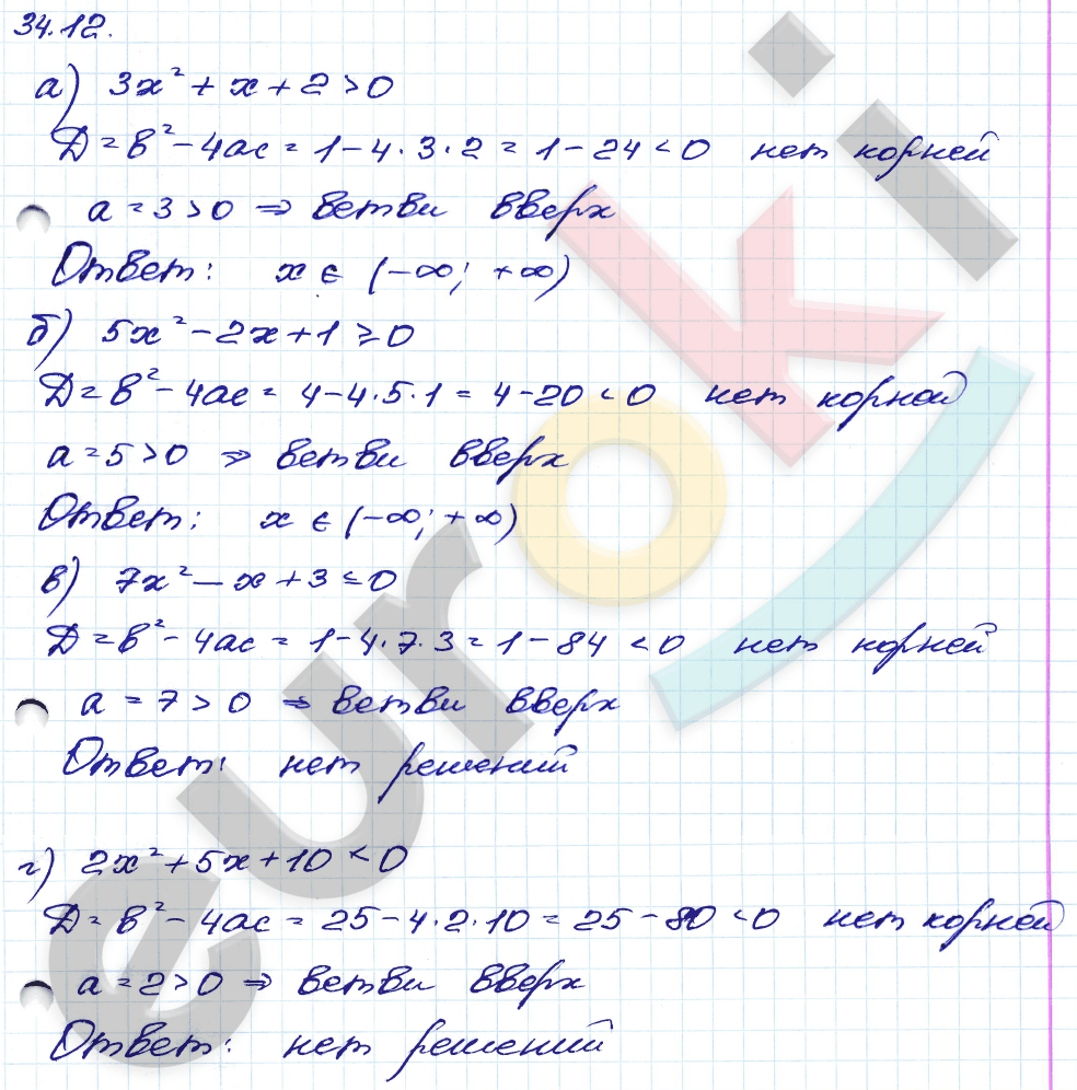 Алгебра 8 класс. ФГОС Мордкович, Александрова, Мишустина Задание 12