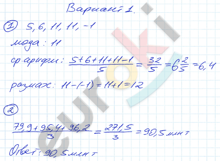 Дидактические материалы по алгебре 7 класс Евстафьева, Карп Вариант 1