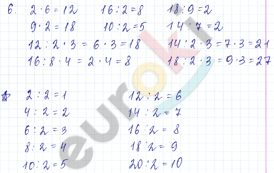 Математика 3 класс. Часть 1, 2. ФГОС Моро Страница 6