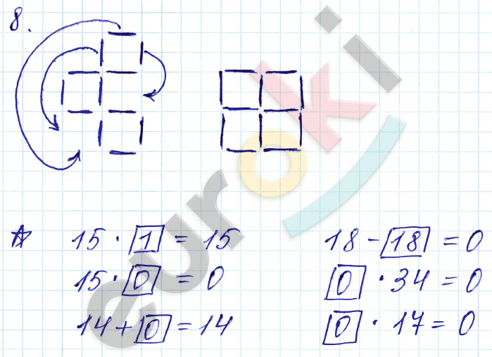 Математика 3 класс. Часть 1, 2. ФГОС Моро Страница 8