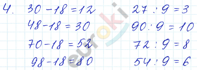 Математика 3 класс. Часть 1, 2. ФГОС Моро Страница 4