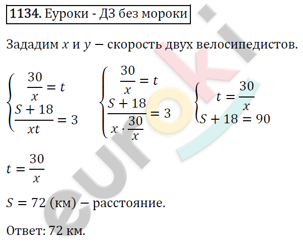 Алгебра 8 класс. ФГОС Макарычев, Миндюк, Нешков Задание 1134
