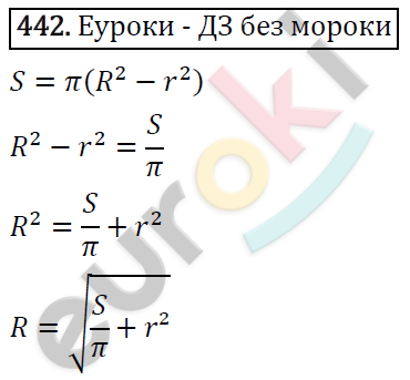 Алгебра 8 класс. ФГОС Макарычев, Миндюк, Нешков Задание 442