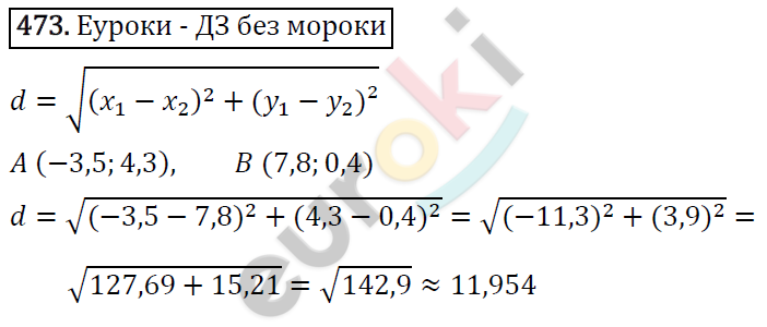 Алгебра 8 класс. ФГОС Макарычев, Миндюк, Нешков Задание 473