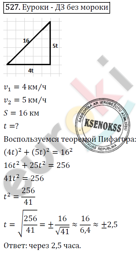Алгебра 8 класс. ФГОС Макарычев, Миндюк, Нешков Задание 527