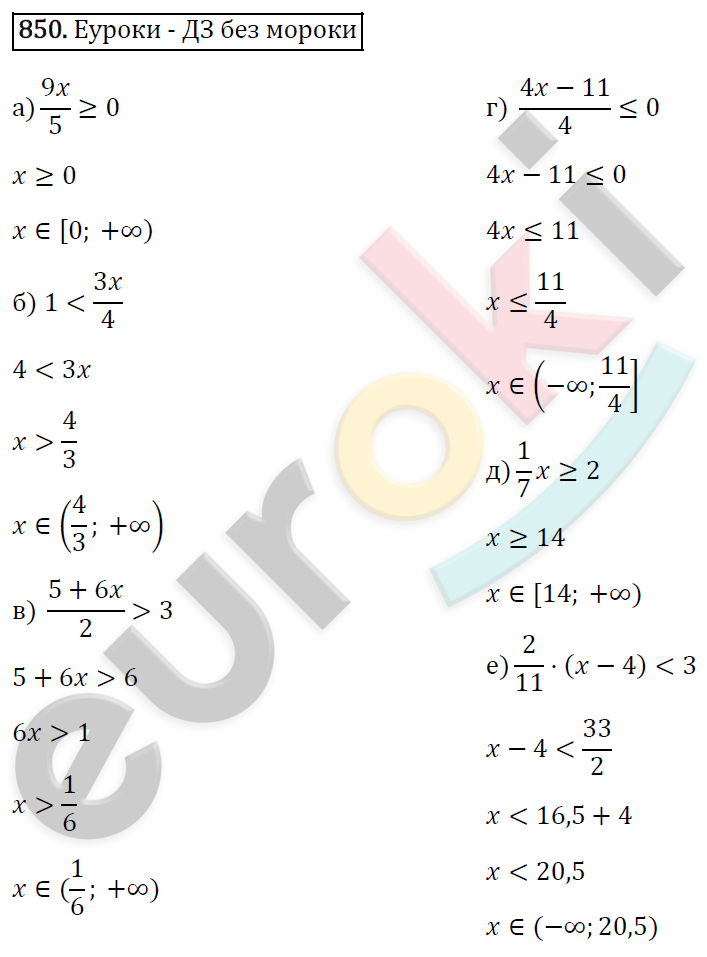 Алгебра 8 класс. ФГОС Макарычев, Миндюк, Нешков Задание 850