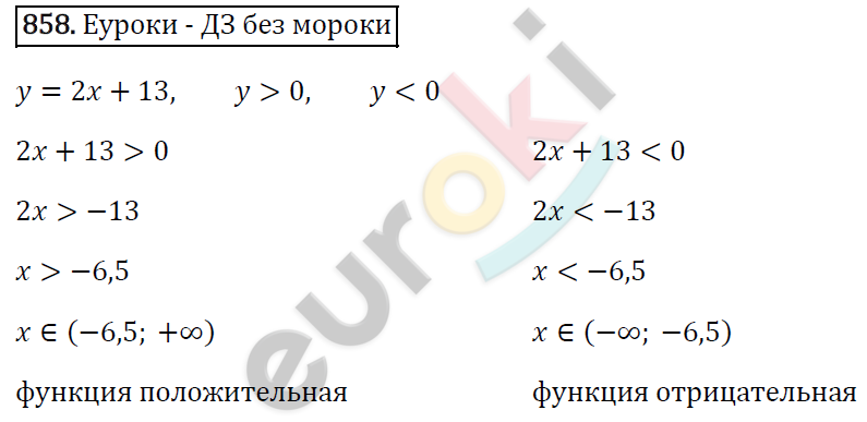 Алгебра 8 класс. ФГОС Макарычев, Миндюк, Нешков Задание 858