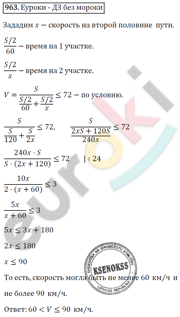 Алгебра 8 класс. ФГОС Макарычев, Миндюк, Нешков Задание 963