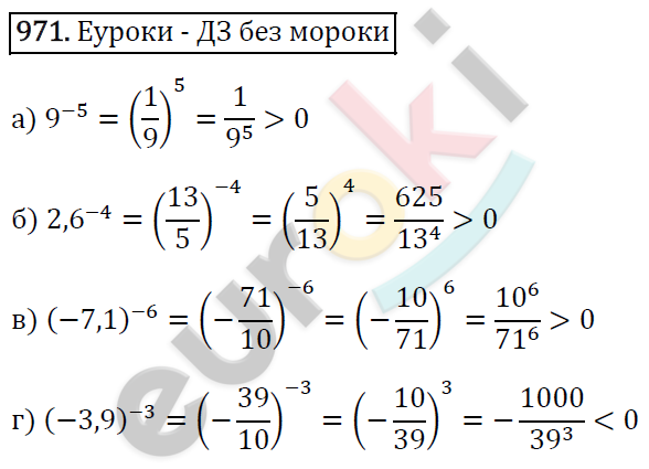 Алгебра 8 класс. ФГОС Макарычев, Миндюк, Нешков Задание 971