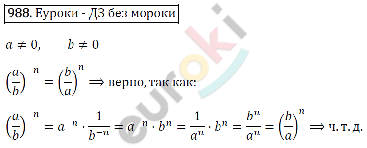 Алгебра 8 класс. ФГОС Макарычев, Миндюк, Нешков Задание 988