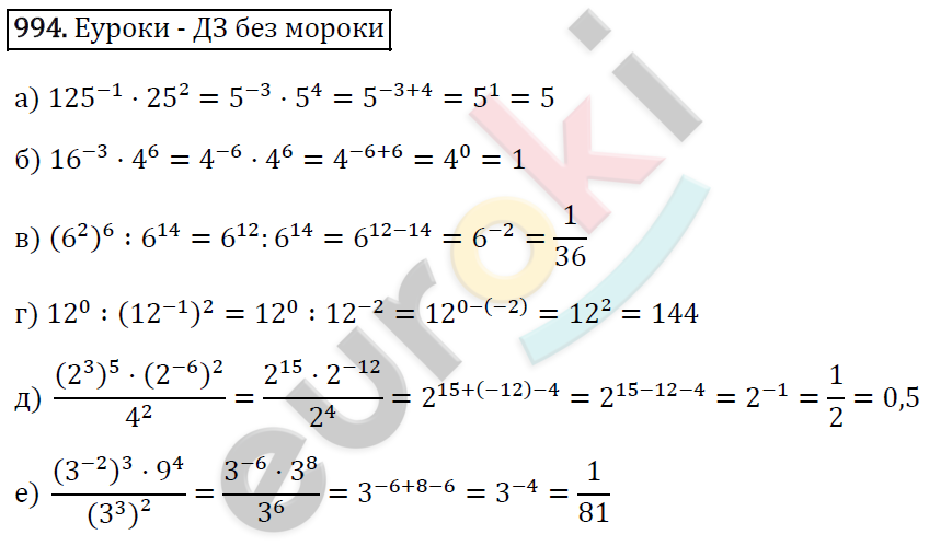 Алгебра 8 класс. ФГОС Макарычев, Миндюк, Нешков Задание 994