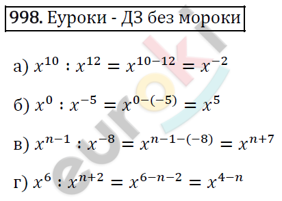 Алгебра 8 класс. ФГОС Макарычев, Миндюк, Нешков Задание 998