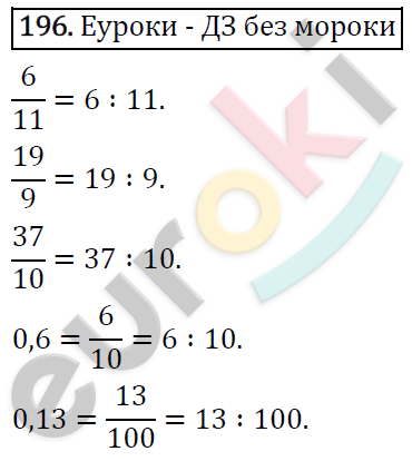 Математика 6 класс. ФГОС Виленкин, Жохов, Чесноков, Шварцбурд Задание 196