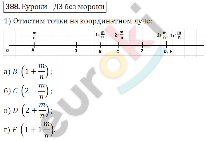 Математика 6 класс. ФГОС Виленкин, Жохов, Чесноков, Шварцбурд Задание 388