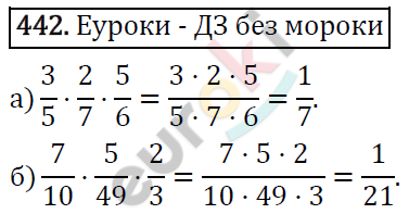 Математика 6 класс. ФГОС Виленкин, Жохов, Чесноков, Шварцбурд Задание 442