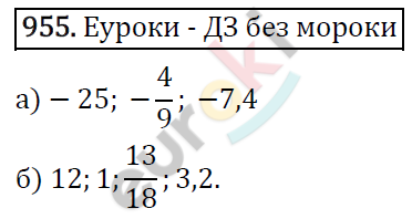 Математика 6 класс. ФГОС Виленкин, Жохов, Чесноков, Шварцбурд Задание 955