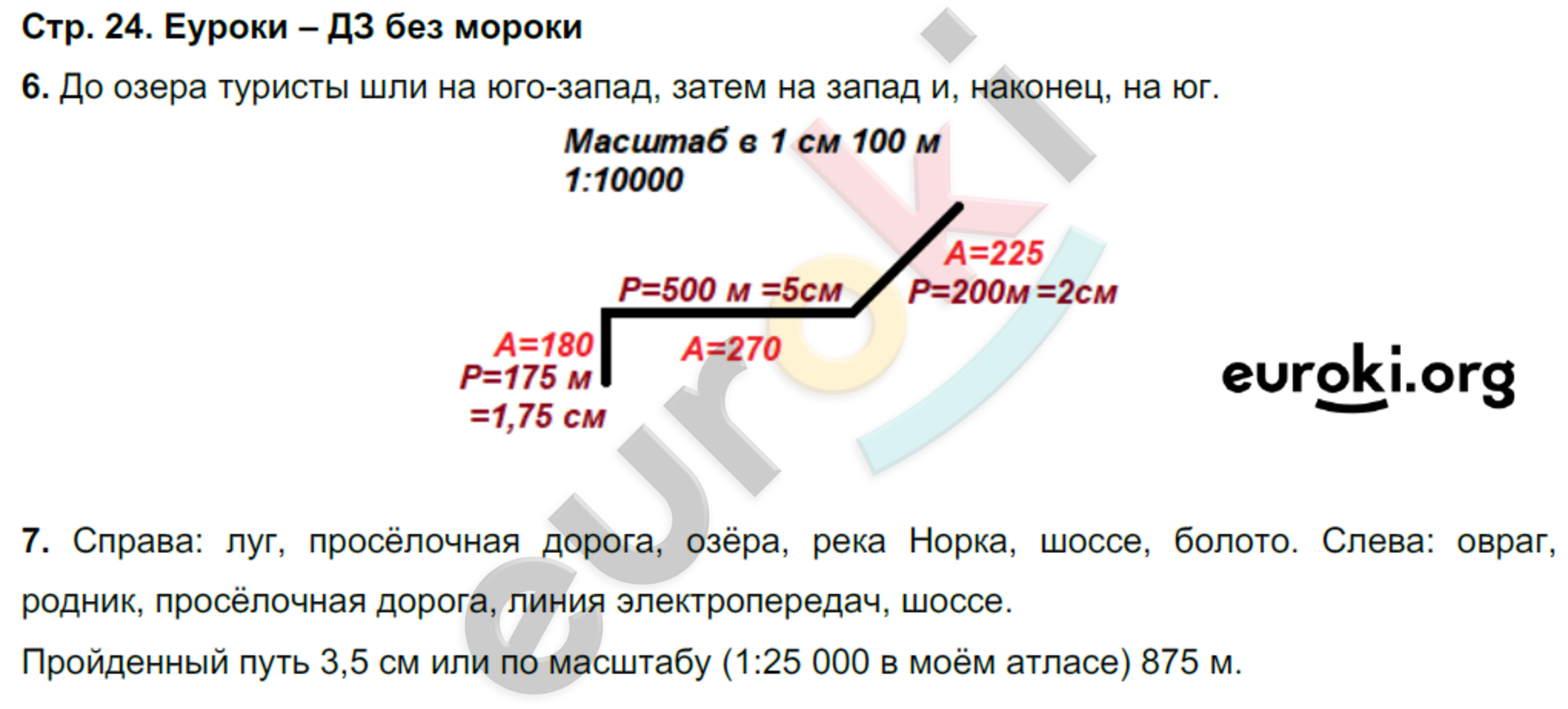 Рабочая тетрадь по географии 6 класс. ФГОС Румянцев, Ким Страница 24