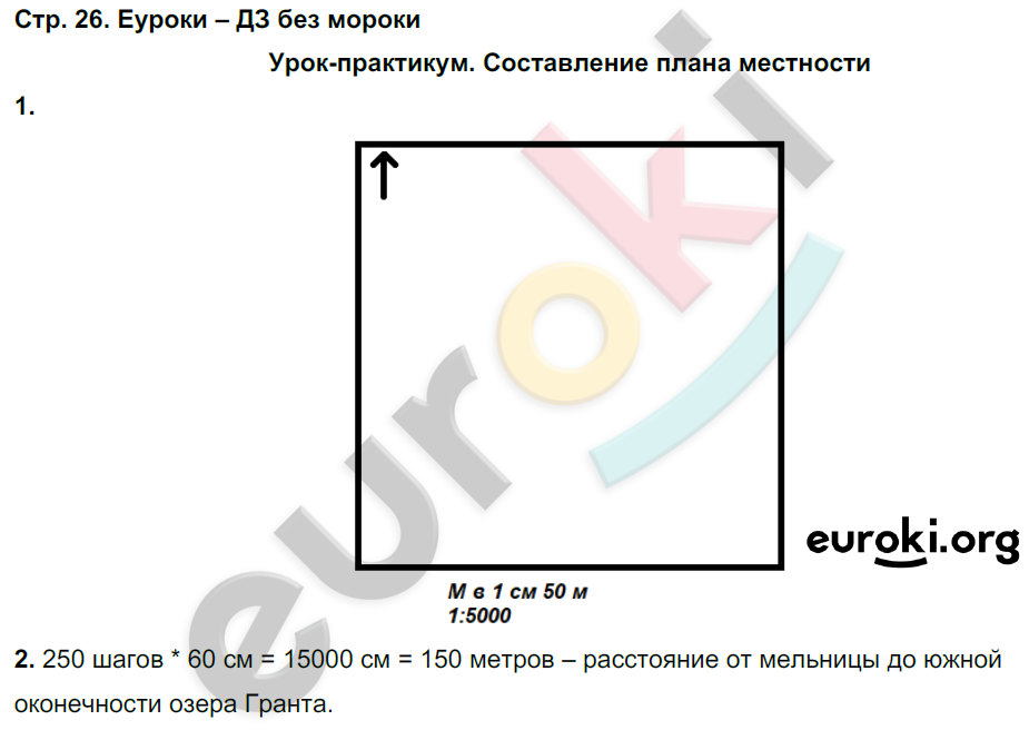 Рабочая тетрадь по географии 6 класс. ФГОС Румянцев, Ким Страница 26
