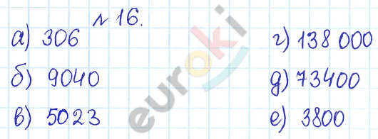 Сборник задач и упражнений по математике 5 класс Гамбарин, Зубарева Задание 16