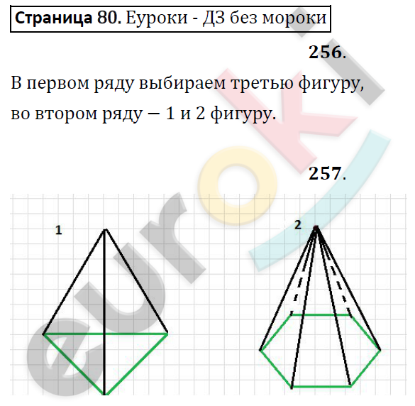 Рабочая тетрадь по математике 4 класс. Часть 1, 2. ФГОС Рудницкая, Юдачева Страница 80