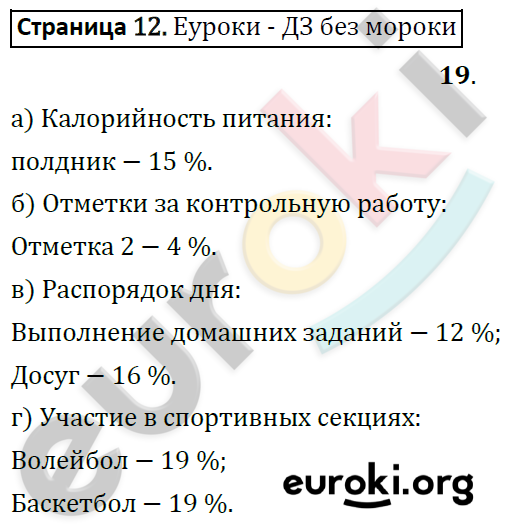 Тетрадь-тренажер по математике 6 класс. ФГОС Бунимович, Кузнецова Страница 12