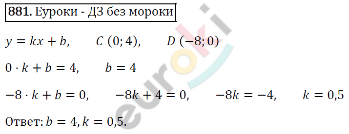 Алгебра 7 класс. ФГОС Мерзляк, Полонский, Якир Задание 881